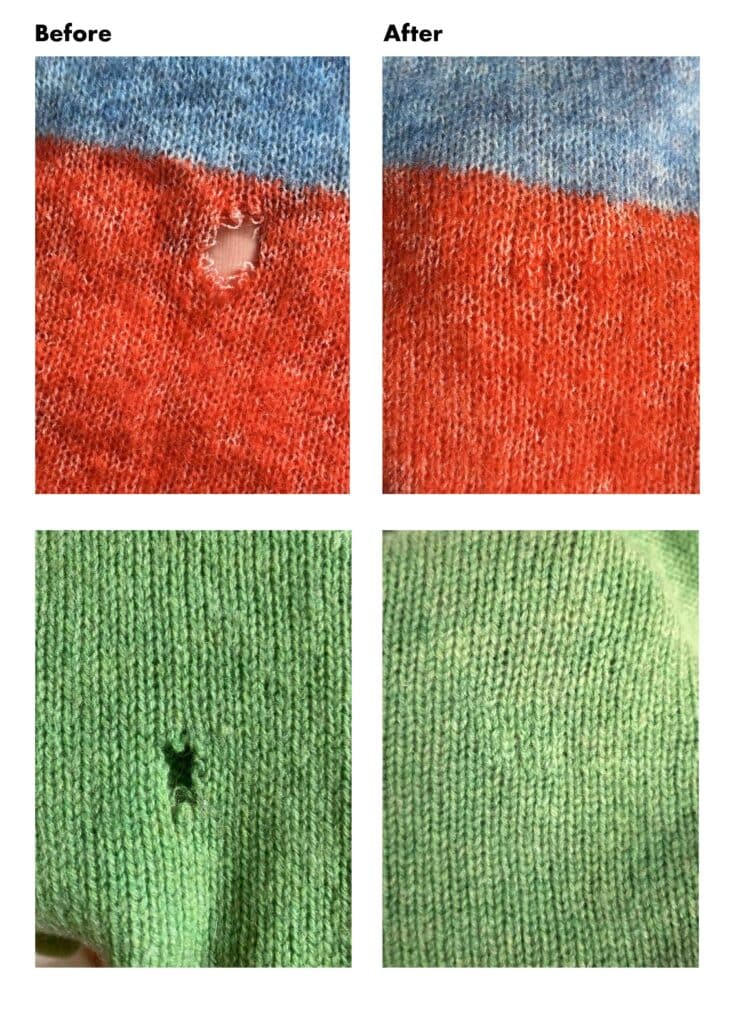 Swiss Darning Repair